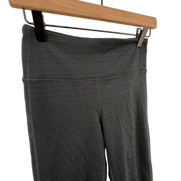 Athleta Leggings Size Small Interior Pocket Dark Green Polyester Nylon Spandex - Picture 2 of 4